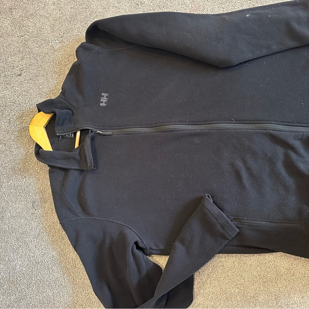 Helly Hansen Men's Zip-Up Black Sweater